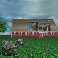 Historic Barn, with Stone Cow